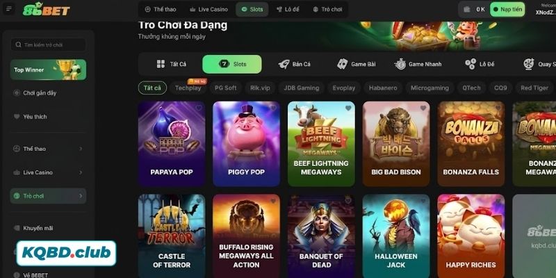 Sân chơi sở hữu thư viện trò chơi khủng Sân chơi sở hữu thư viện trò chơi khủng